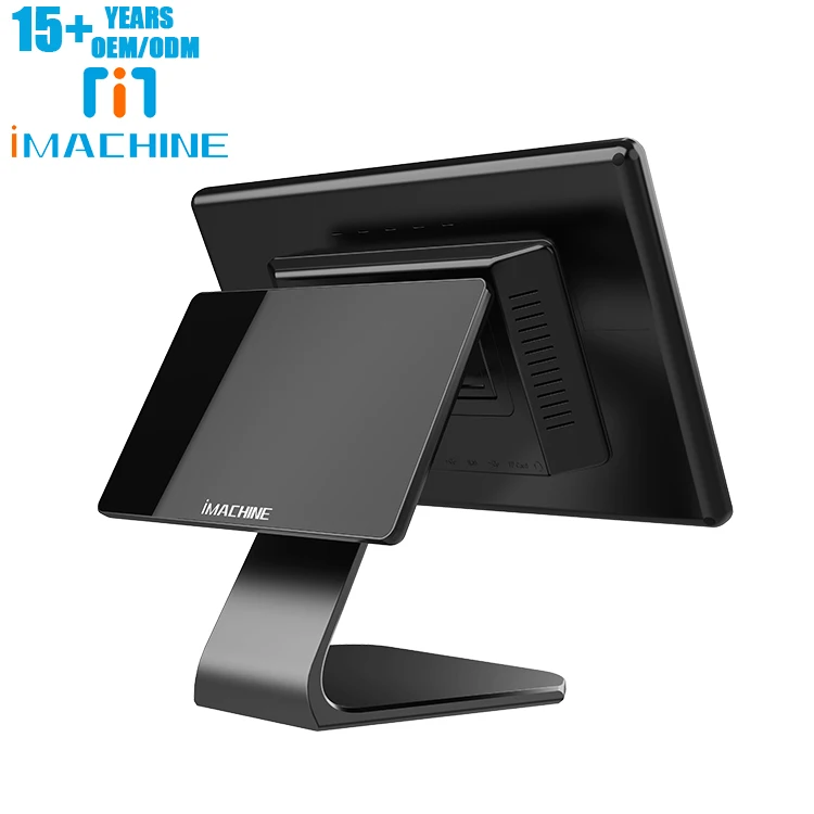 

15.6-Inch Capacitive Touchscreen Windows POS Terminal CPU Based Retail Restaurant Cash Register System Desktop POS System