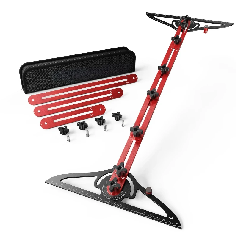 

Stair tread formwork tool, aluminum alloy stair ruler