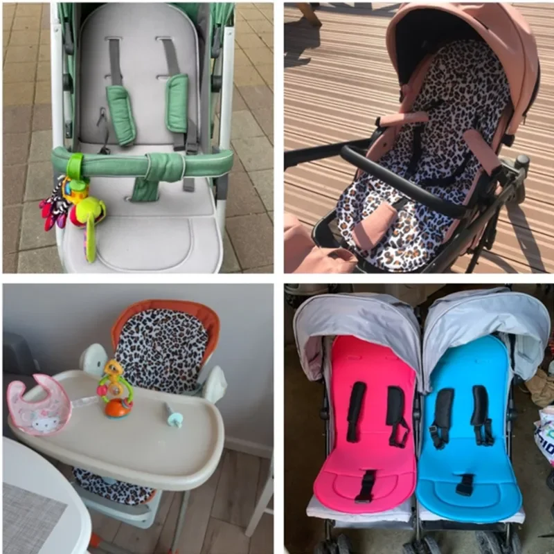 Baby Stroller Seat Cushion Kids Pushchair Car Cart High Chair Trolley Soft Mattress Infant Child Carriage Pram Pad Accessories