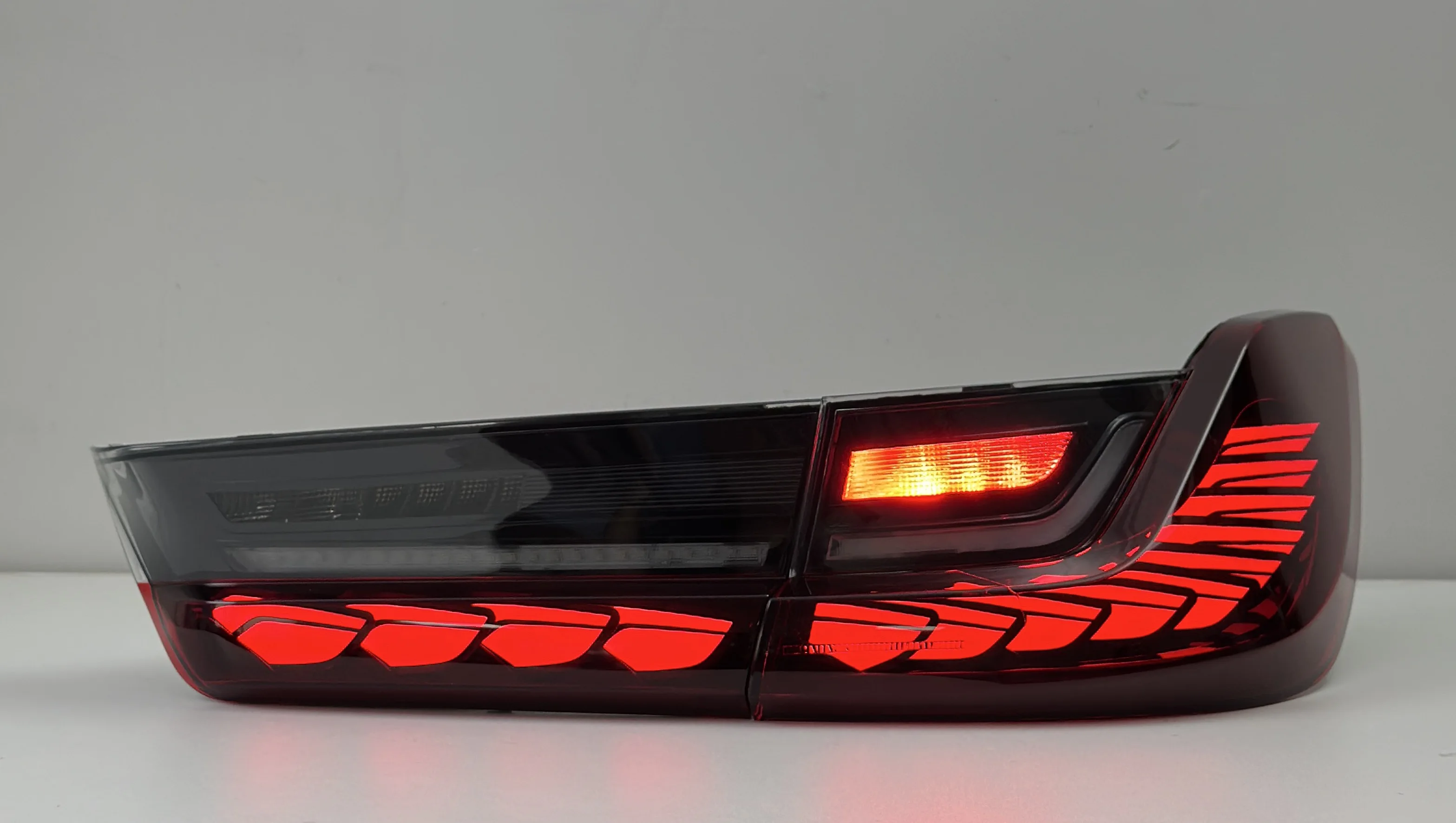 New Item GTS For BMW 3 Series G81 18-22 Turn Signal Rear Lights M3 G81 Car Accessories LED Taillights Dragon Scale