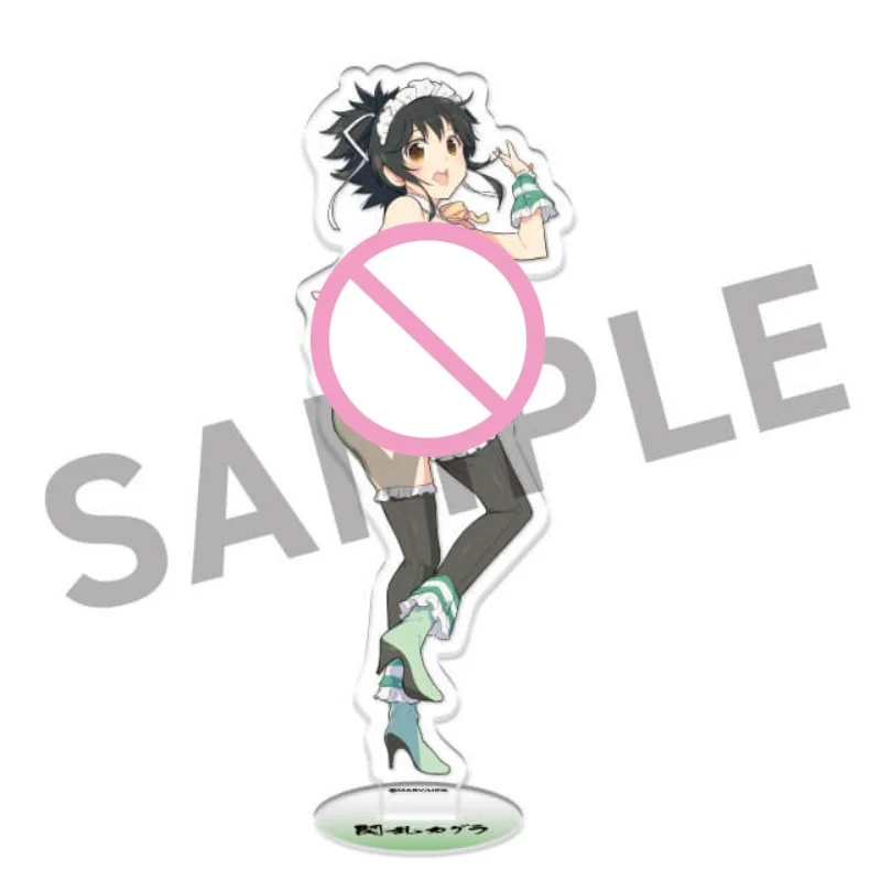 Senran Kagura Acrylic Stand Asuka Ikaruga Yumi Hibari Anime Figure Desk Decor Keychain Gift Christmas Birthday