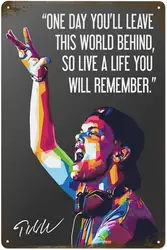 Avicii Quotes Metal Tin Sign Poster 8”×12” Painting Sign Funny Wall Vintage Art Decor Retro Plaque For Home Bar Pub Club Cafe De
