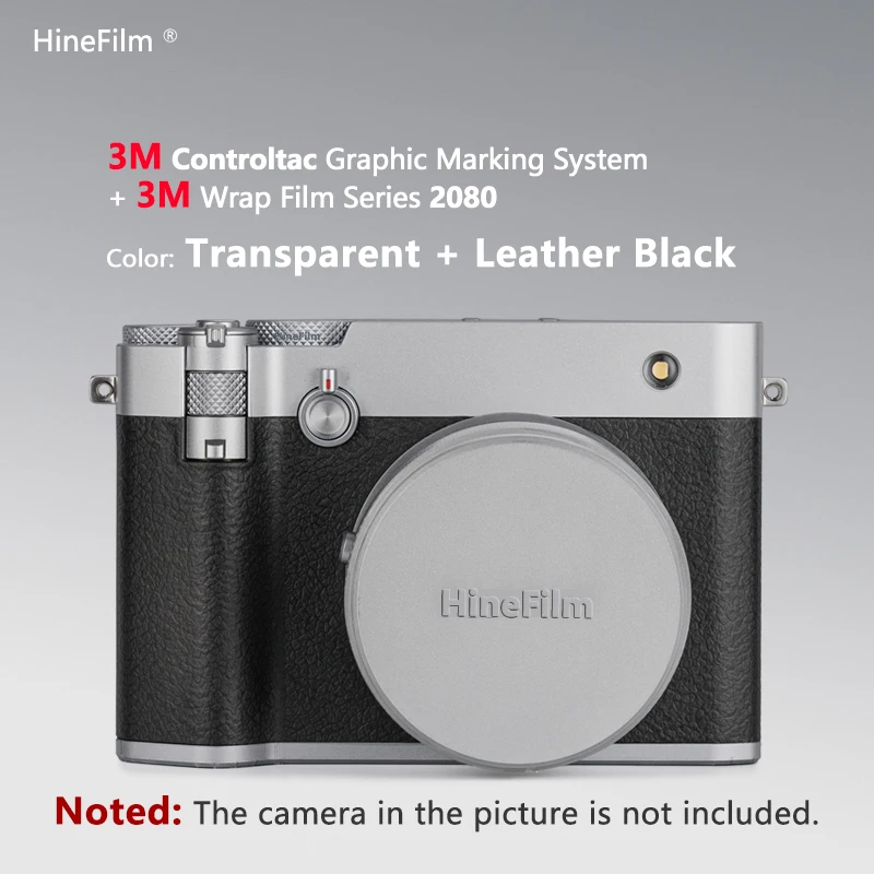 Hinefilm Skin voor Fuji GFX100RF Transparante Camera Sticker GFX100 RF Clear Camera Skin Voor Fujifilm GFX 100RF Wrap Cover Sticker