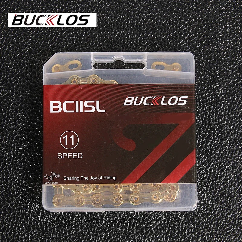 BUCKLOS MTB Road Bike Chain 8/9/10/11/12S Bicycle 11 12 Speed Bicycle Corrente Ultralight 116/126 Links EL SL Cycling Bike Chain