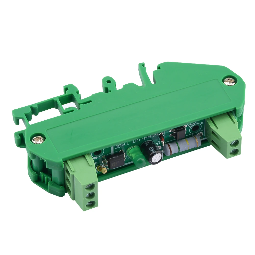 وحدة Optocoupler أحادية القناة 220 فولت معزولة PLC وحدة كشف Optocoupler مع تركيب السكك الحديدية DIN