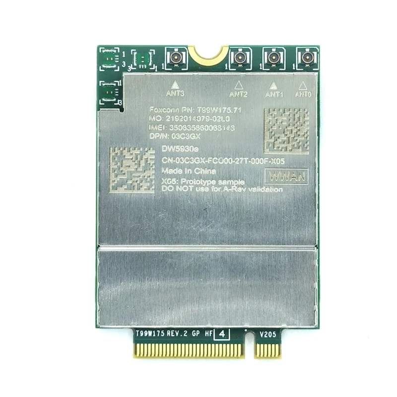 

T99W175 DW5930e 5G-Module DP-N 03C3GX WWAN Card High-Speed 5G-Modem for Precision 7760 & 9420 9520 Laptops Dropship