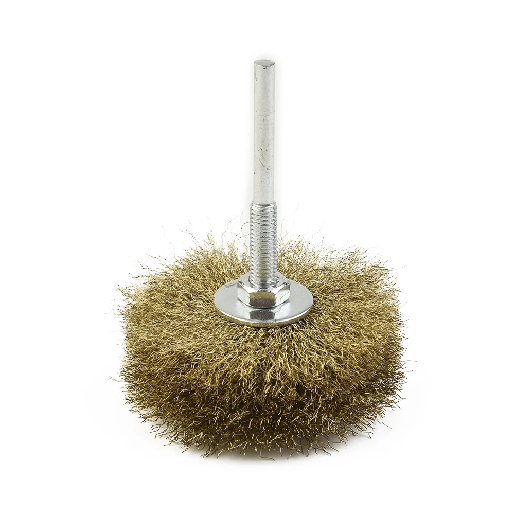 New Copper wire brush Polishing Brush Steel wire Brush For Mini Drill For wood carving Nuclear carving Rotary Wheel