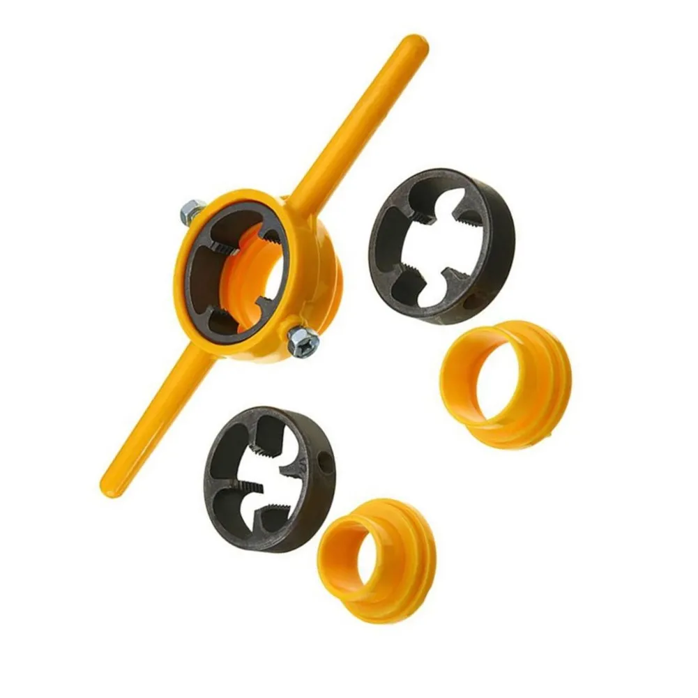 6pcs PVC/NPT Thread Maker Tools Kit 60° Taper Pipe Threader 1/2\