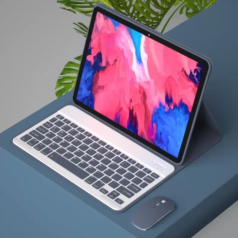 حافظة مع لوحة مفاتيح ولوحة مفاتيح لهواويي MatePad SE ، 11 "، فأرة ، روسية ، إسبانية ، عربية ، إنجليزية