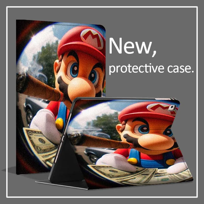 

Cartoon M-Marios Art For Huawei MatePad 5 10 11 13 3 X9a X8a V7 6 11.5 13.3 Tablet Protective Case