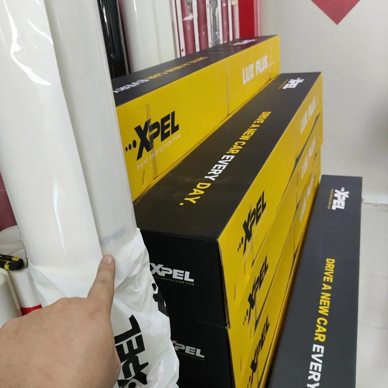 

XPEL 8.5MIL TPU PPF Automotive Paint Protection Film Glossy Transparency Self Healing Anti Scratch Hydrophobic High Temperature