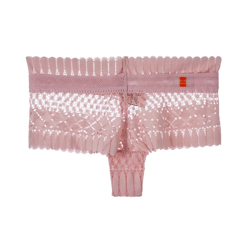 Sous-vêtement en dentelle pour femmes, sexy, taille moyenne, solide, élastique, respirant