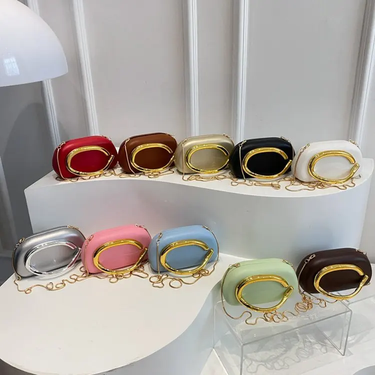 

Women PU Leather Trendy Clutch Purses & Removable Strap Crossbody Shoulder Bag Hand-held Shoulder Clutch Bag for Wedding Party