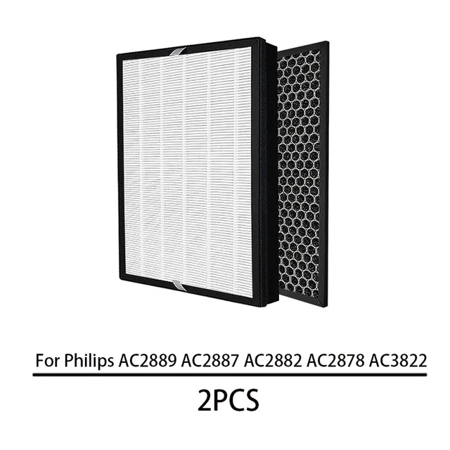 FY2422 FY2420 for Philips Air Purifier AC2882 AC2887 AC2889 AC3822 Replacement HEPA and carbon filter Accessies