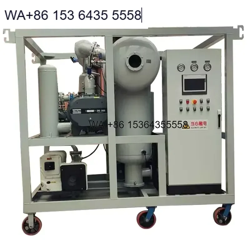 Wmwmnu for HuaZheng Oil Recycling Double Stages Oil Filtering Processing Fuel Oil Purifier