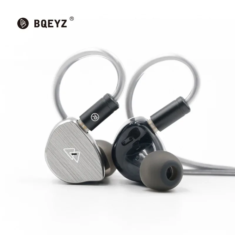BQEYZ BQ10 in-ear HiFi Earphones Dual Cavity Dynamic Driver Detachable Cable Design Gaming Music Earphones