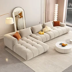 Podłoga Sofa do salonu leniwa chmura nowoczesne Love Seat rozkładana Sofa salon luksusowy zakrzywiony Articulos Para El Hogar meble do sypialni