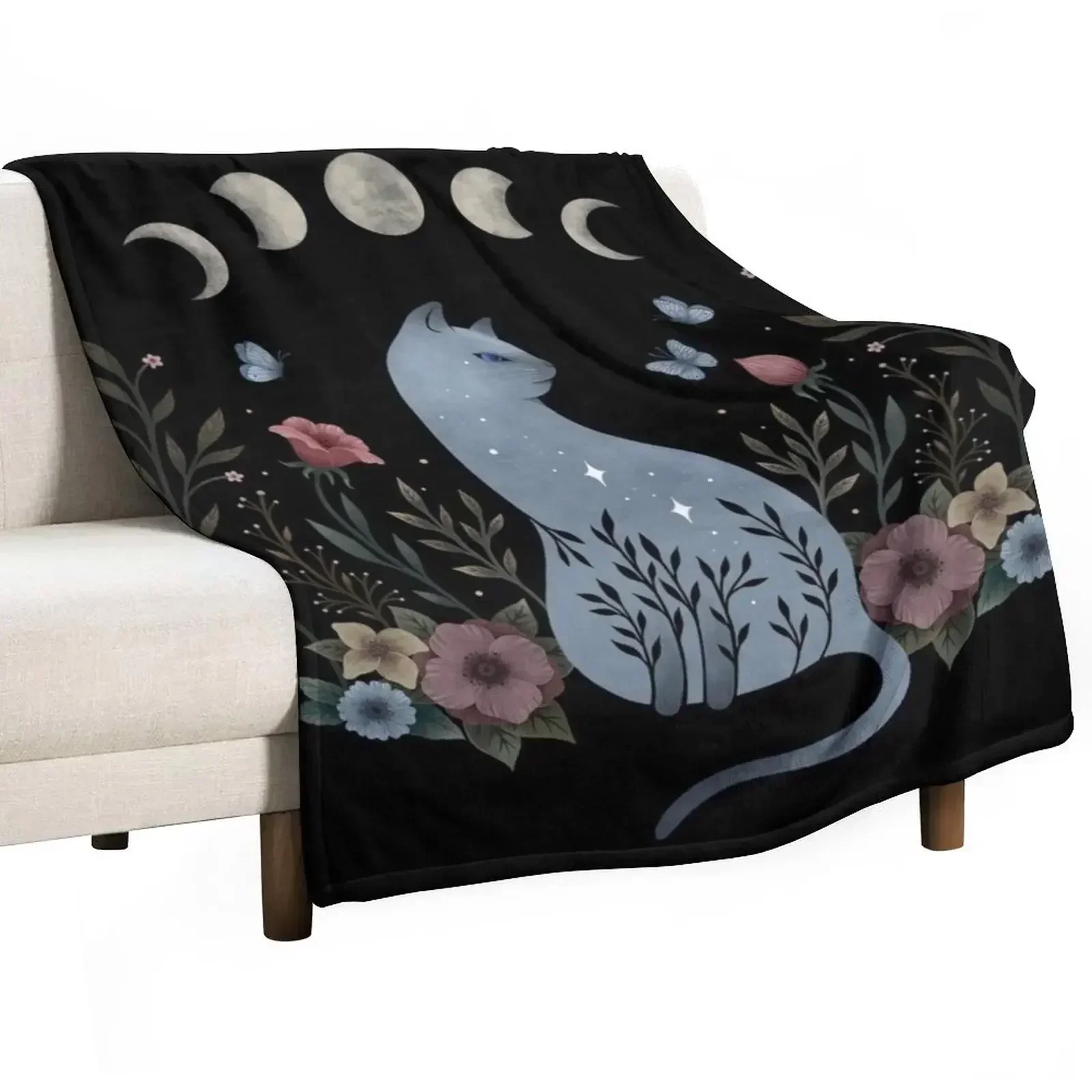 

Cat on the Hill Throw Blanket Beach Fashion Sofas Blankets