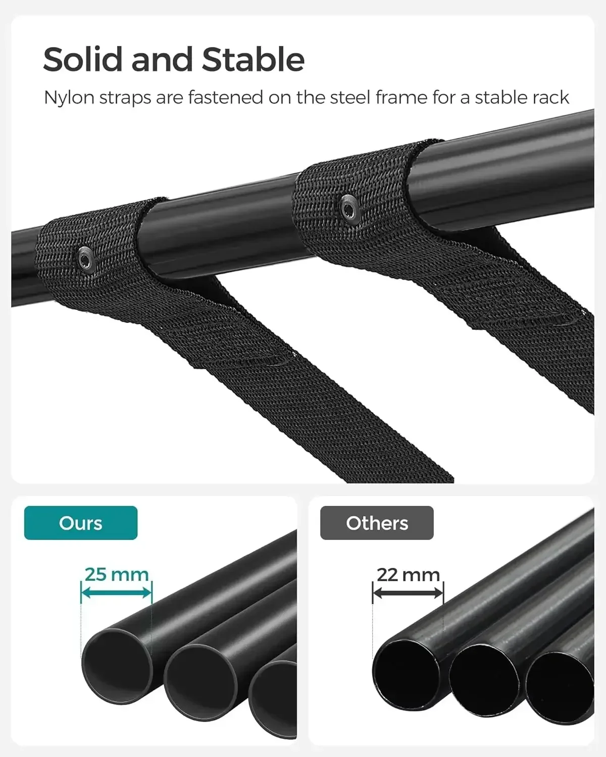 [XMSJ] رفوف الأمتعة، مجموعة من 2، حامل حقيبة مع رف تخزين من القماش، لغرفة الضيوف، غرفة النوم، الفندق، إطار فولاذي قابل للطي