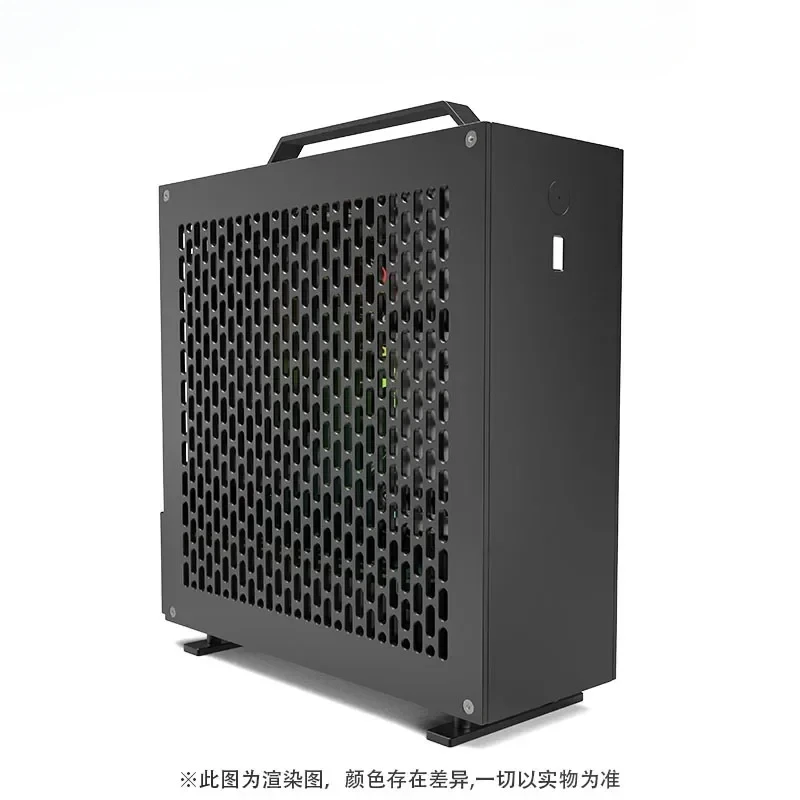 

5 liters mini A24-V5 2.0 /4 liters mini A24-V3 2.0 dual-slot single display 1u power supply itx chassis, double-sided chamfer