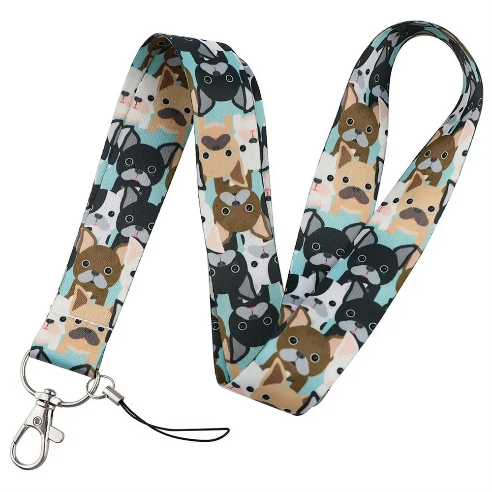 Dog School Supply Hang Rope Key Holder Phone Lanyard Keyrings ID Card Holder Badge Holder Animals Lanyards Neck Strap Lanyards