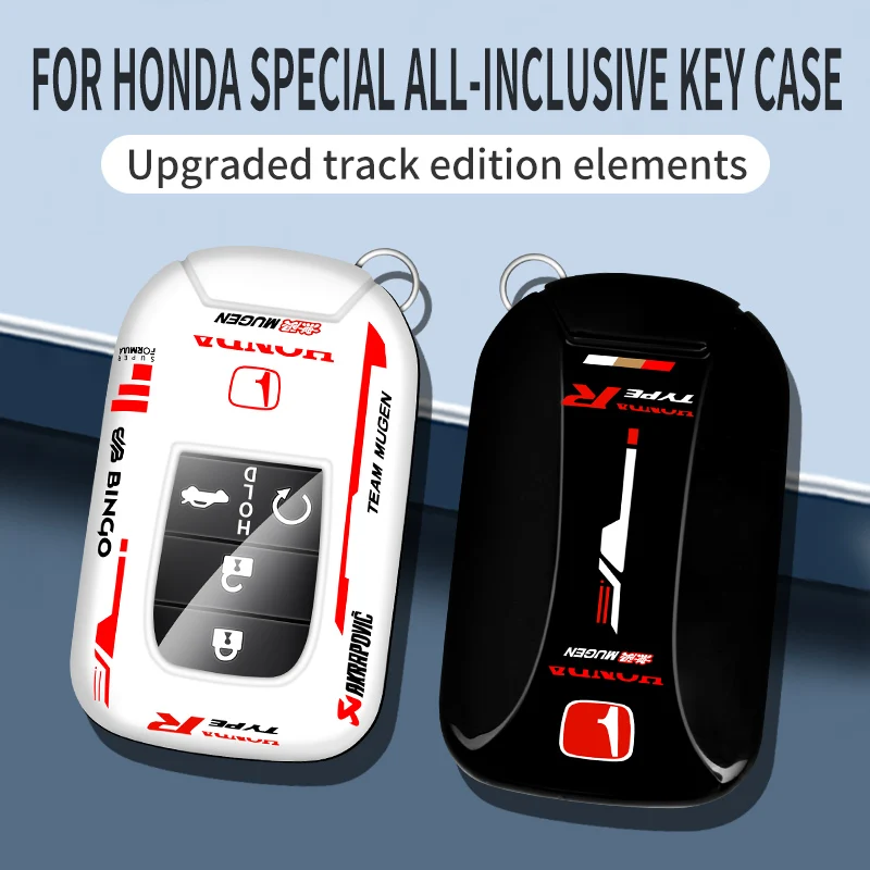 

Модный высококачественный чехол для автомобильного ключа в стиле ABS с пряжкой для Honda New CR-V Accord Odyssey HR-V XR-V City ZR-V UR-V Vezel