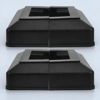 

2Pcs Square Tube Decorative Covers 60x60 Plastic Column Wraps Fence Post Toppers Vinyl Post Caps Railings Balcony Stairs Parts