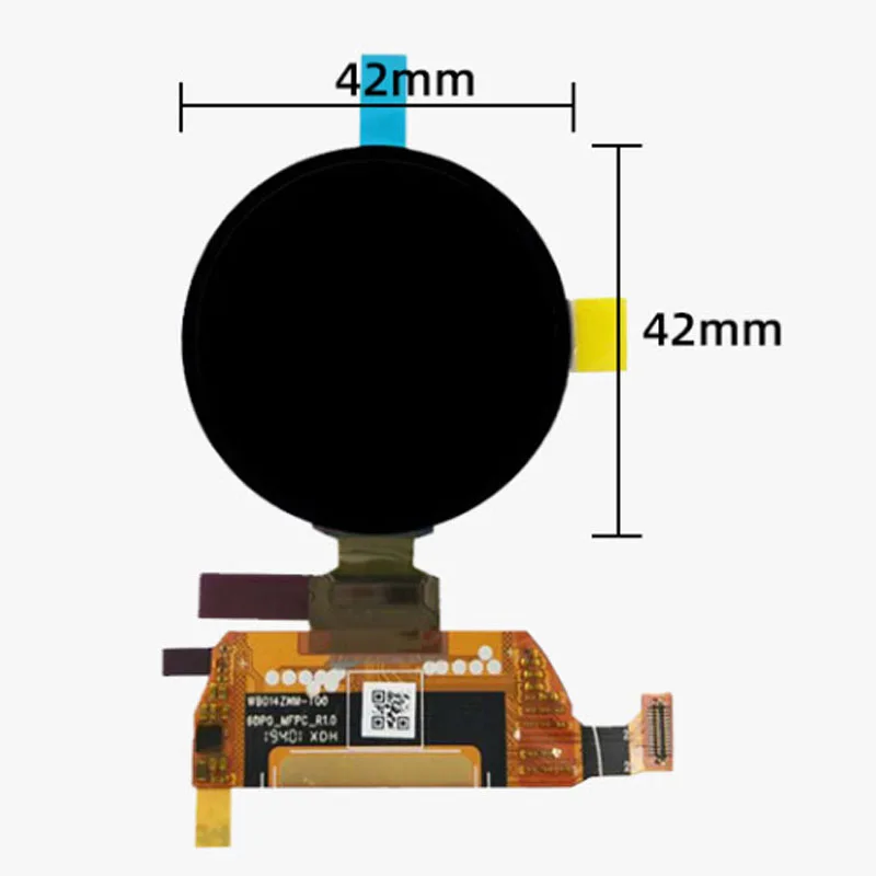 Pantalla Circular de 1,39 pulgadas, WB014ZNM-T00-6DP0, resolución de 454x454, AMOLED, 24 Pines, inteligente, usable