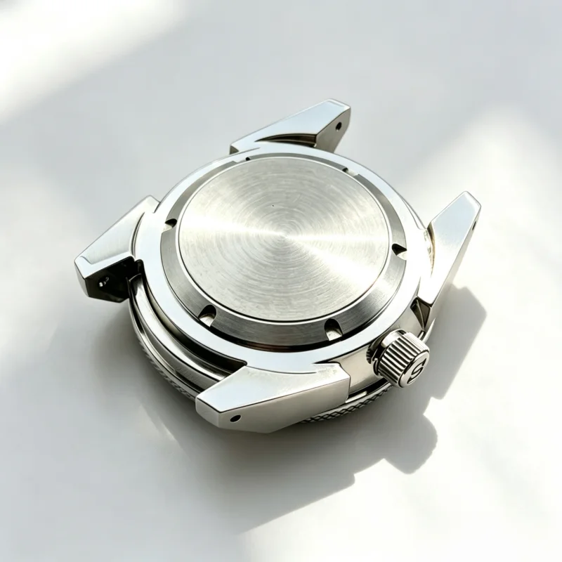 Samurai King Dive Watch Mod Case, Sapphire Crystal 28.5mm Dial Space Compatible NH36 NH35  4R35 7S26 Automatic Mechanical Watch