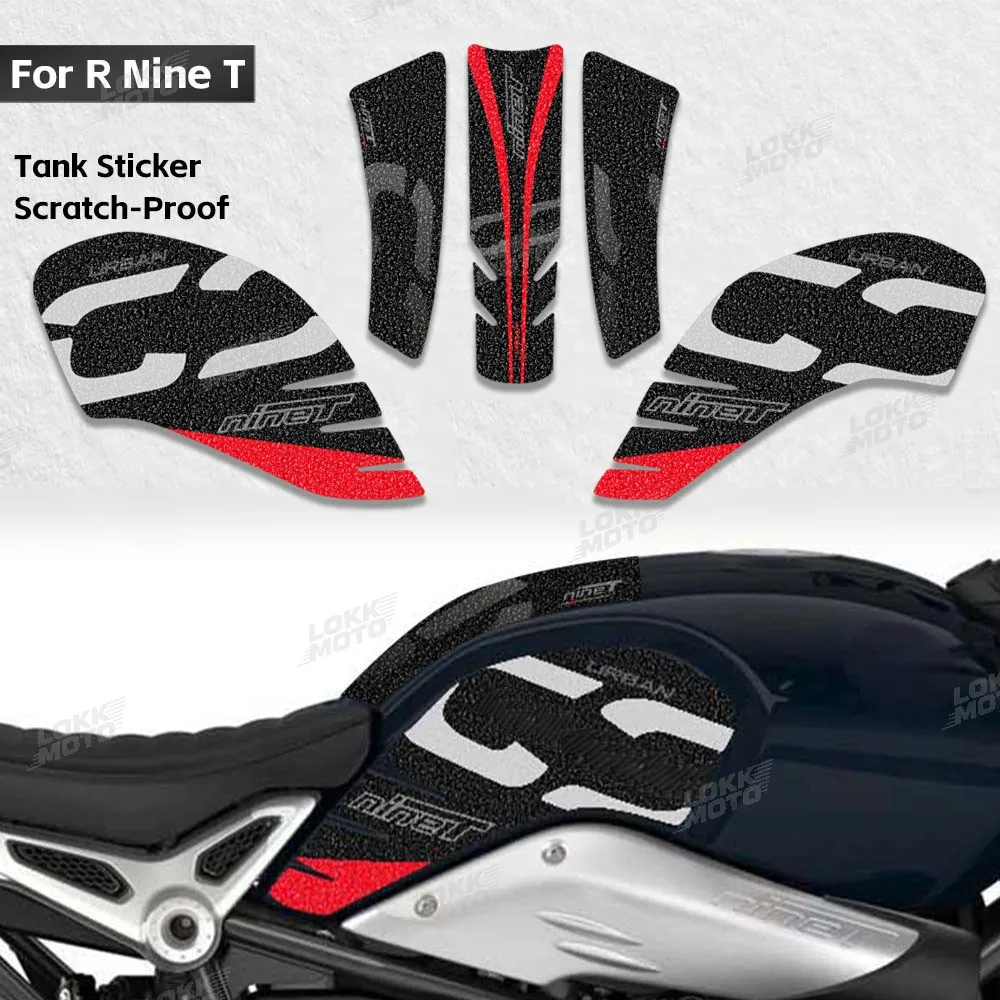 Retro Motorcycle Frosted Side Fuel Tank Pad Sticker Protect Decals Anti-Scratch Waterproof For R NineT Pure R NineT Scrambler