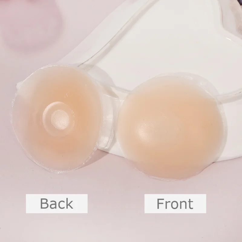 Reusable Silicone Nipple Cover Women Bra Sticker Breast Petal Strapless Lift Up Bra Invisible Boob Pads Chest Pasties Female