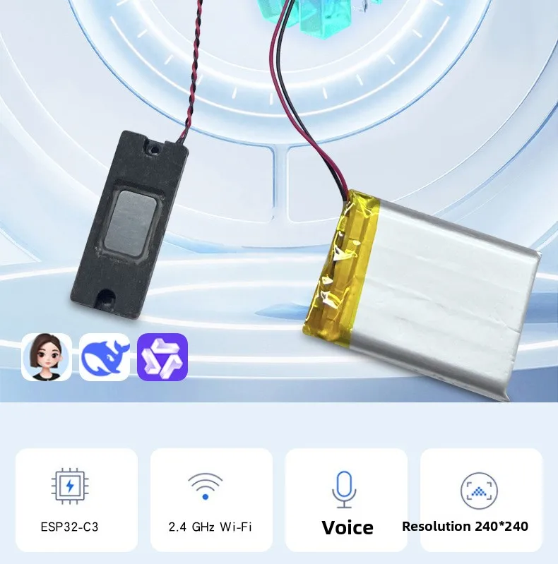XiaozhiAI Voice ESP32-C3 Entwicklungsboard für Deepseek Bean Bag Qwen Intelligence AI – Ein großes KI-Modell – Detail 2