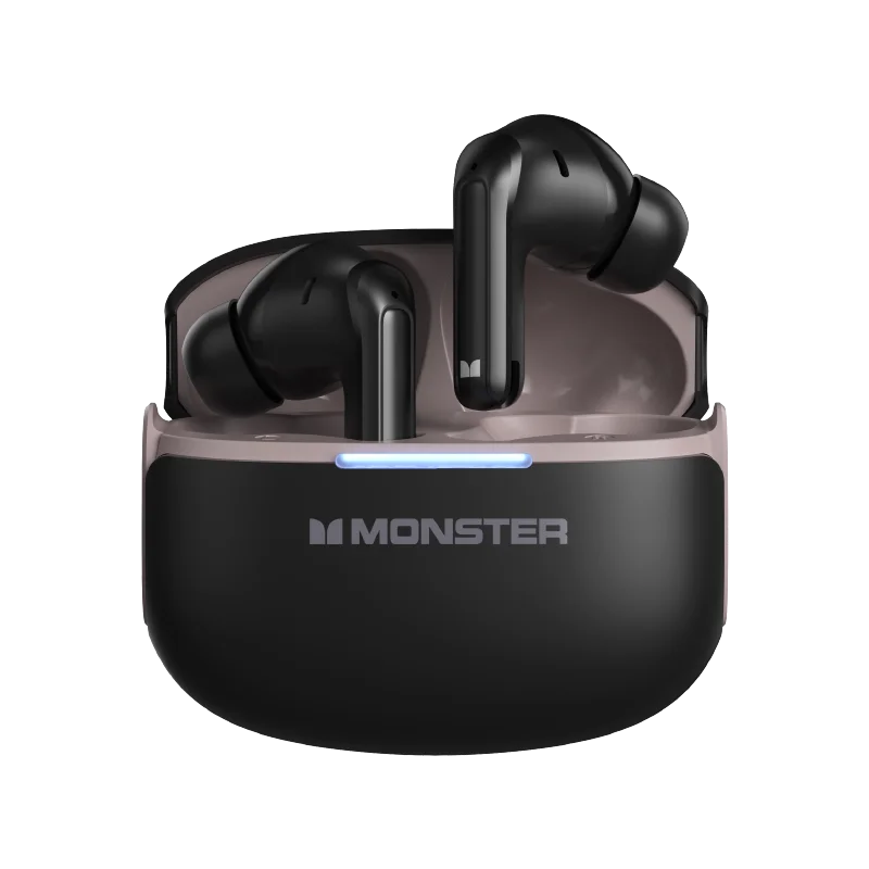 Monster Cable AURA FIT D02 Écouteurs intra-auriculaires sans fil Bluetooth, conception ergonomique, suppression active du bruit ANC, sélection double mode 3