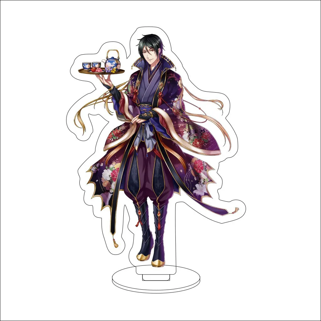 16CM Anime Black Butler Ciel Phantomhive Sebastian Michaelis Cos Acrylic Figure Stand Ornaments Chrismas Gifts - view 5