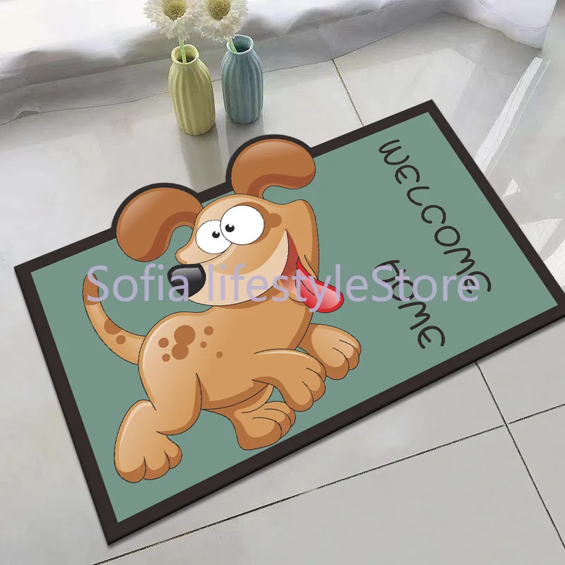 Cartoon Shaped Bathroom Floor Mat Diatom Mud Cushion Toilet Toilet Door Absorbent Bathroom Foot Mat Foot Mats