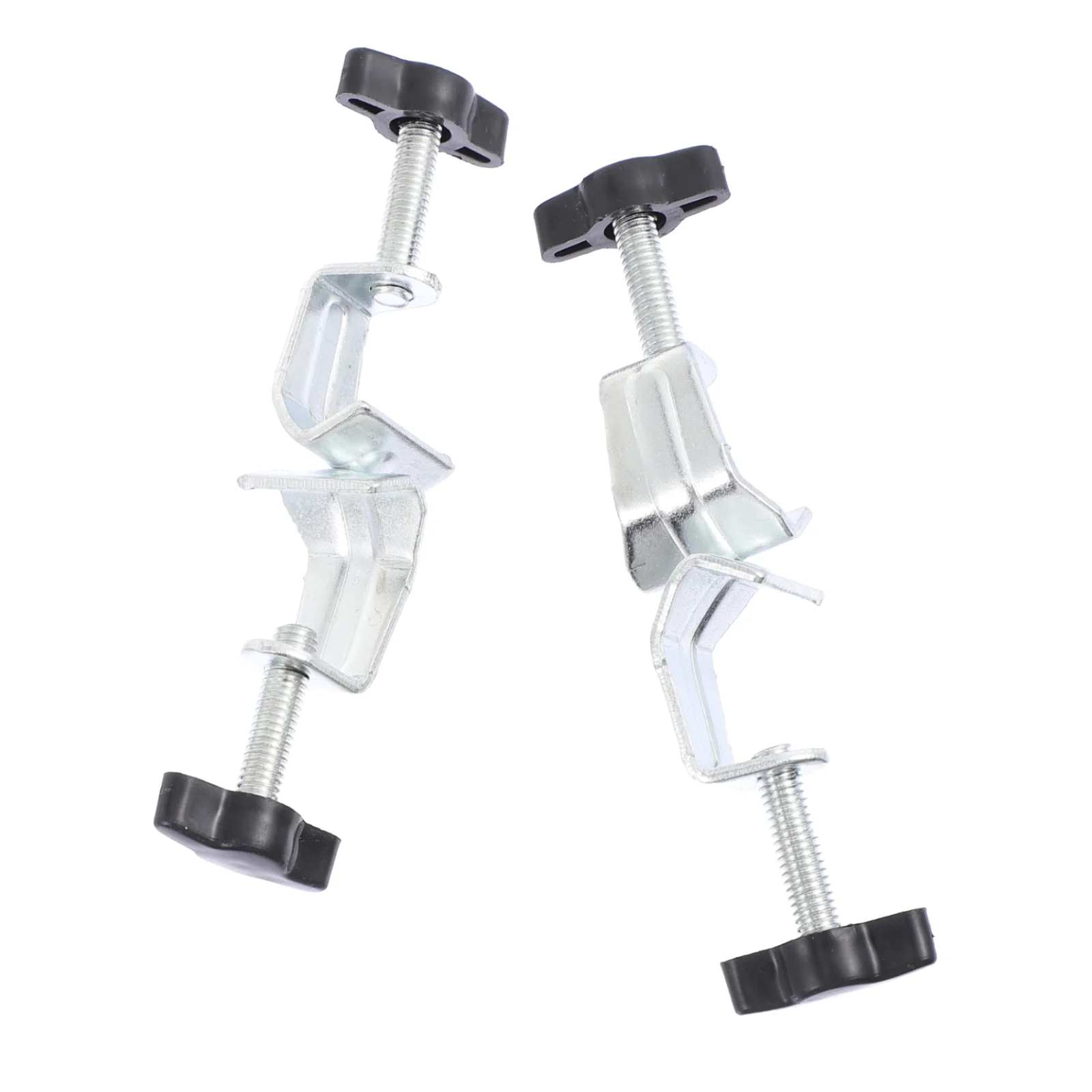 2 Pcs Cross Clip Boss Head Clamp Holder Laboratory Equipment Right Angle Support Chemistry Supplies Fixture Bosshead