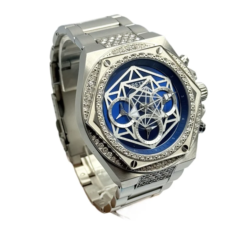 

Top Brand Men's Watch Luxury Fashion Fashion tide Brand Men's Watch Mechanical Movement Stainless Steel Wristwatch