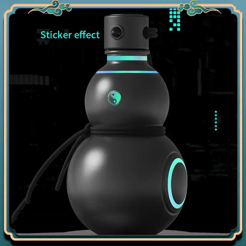 

Chinese Retro-Inspired Gourd Water Bottle 900ML Gourd Water Bottle Large Capacity Water Bottle Sky-Blue