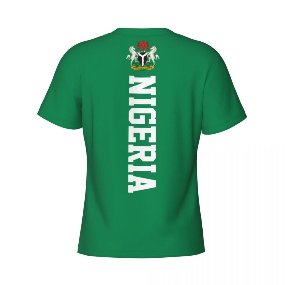 Nigeria Flag Graphic T Shirts Summer New Arrival Nigerian Football Jersey Sports T-shirt Men Women Soccer Team Patriotic Tees