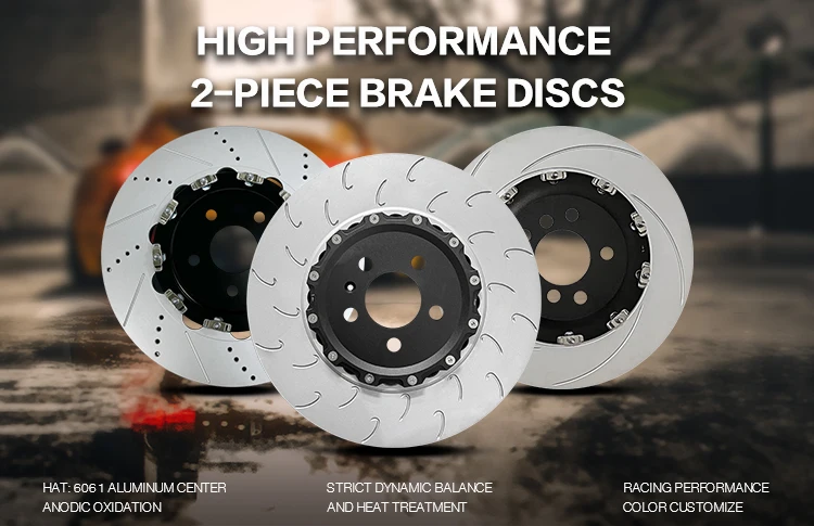 68256680AC 350X28MM Lightweight 2-Piece Brake Rotor With Aluminum Hat For Jeep Trackhawk Grand Cherokee Iv