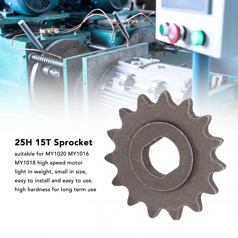 AliExpress Motor Sprocket 25H 15T Steel Electric Scooter Motor Engine Sprocket Chain Wheel H Hole Sprocket for MY1020 MY1016 MY1018 Motor