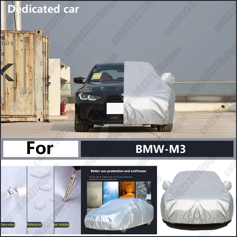 

For BMW-M3 Oxford cloth car cover for sun protection, rain resistance, and all season special car dust cover