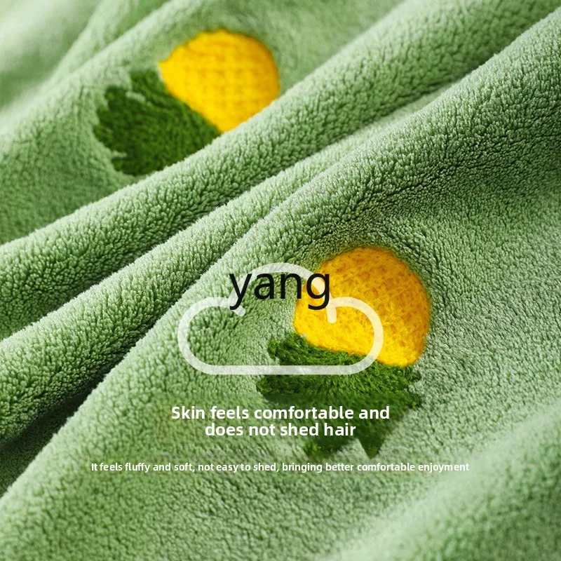 yjq bath towel female cotton absorbent household quick-drying couple pair of premium wrap towels