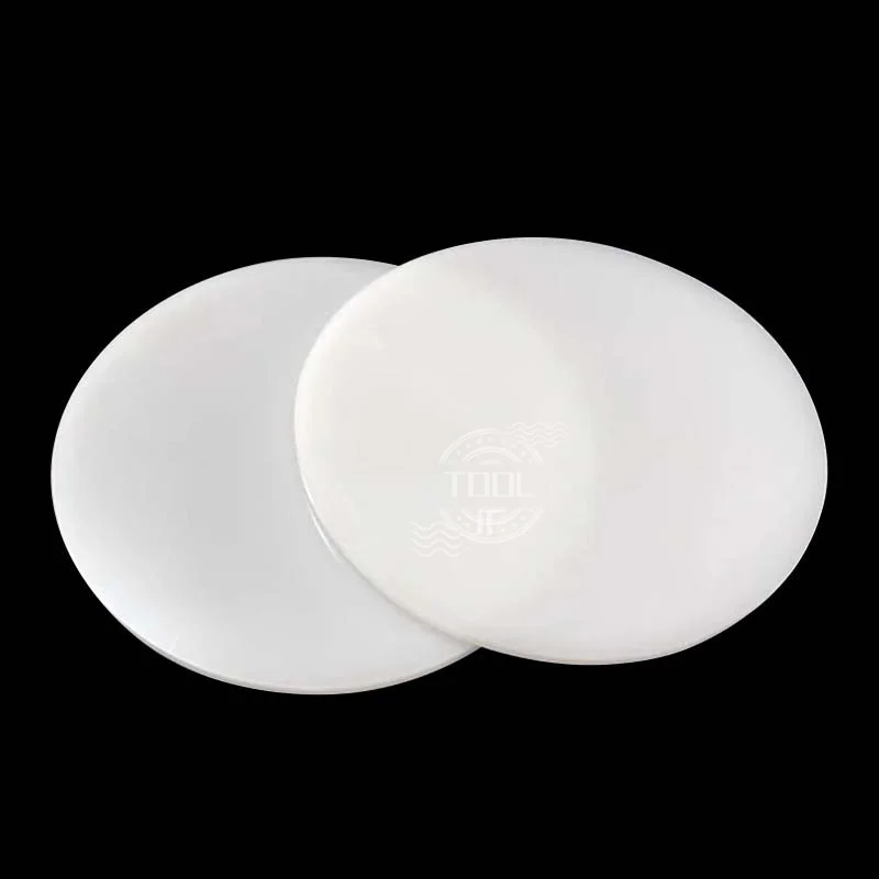 

White Food-Grade PP Round Boards Plates Dia 70-200mm Thick 1-20mm for Cylinder Cover Gaskets Hard Plastic Custom Processing