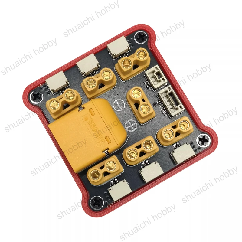 1PCS XT60 to XT30 PDB Multi-port Power Distribution Board GH1.25 Signal Interface CAN Bus Hub Board for RC Boat Car Models DIY