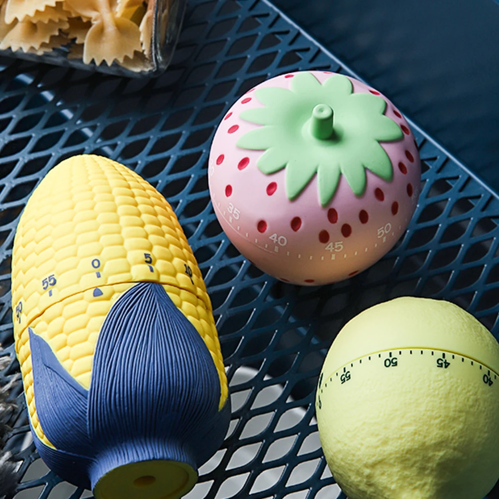 

Kitchen Timer Creative Fruit Shape Mechanical Time Management Device with Rotating Control for Home Cooking and Classroom Use