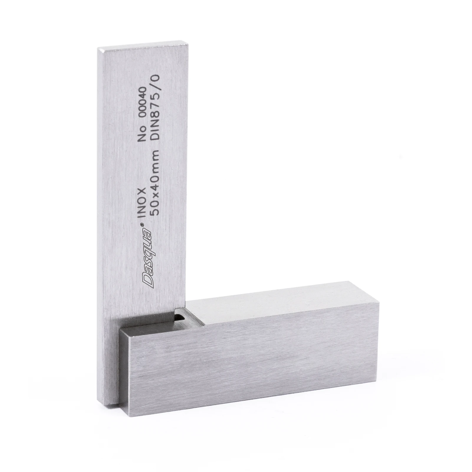 رائجة البيع داسكوا الفولاذ المقاوم للصدأ 90 درجة حافة مسطحة مربع الدقة الأرض قاعدة تصلب زاوية حاكم