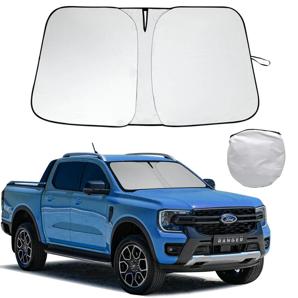 Для Ford Ranger 2019 2020-2024 автомобильный козырек на лобовое стекло, солнцезащитный козырек для окна, солнцезащитный козырек, зонтик Coche, УФ-лучи, защита водителя