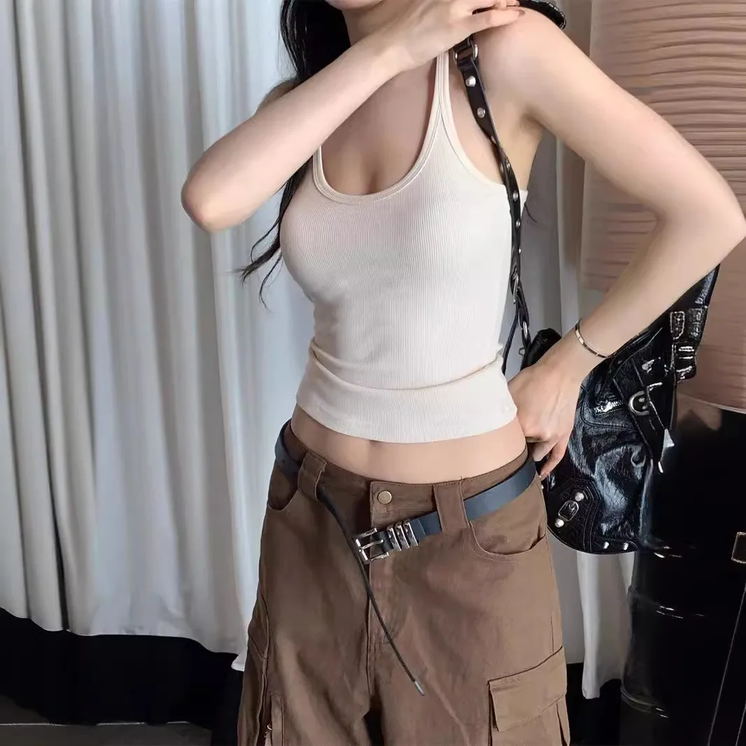 

Sexy Csole Tank Top Women's Summer New Sle Pure Desire Sexy Inner Wear Beautiful Ba Outer Wear Slimming Top