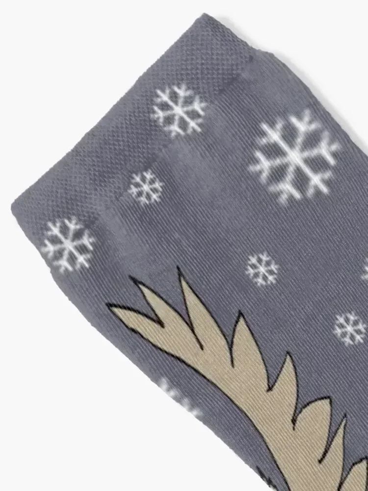 whimsical owls in snow Socks designer brand Climbing Stockings sport Men Socks Luxury Brand Women's